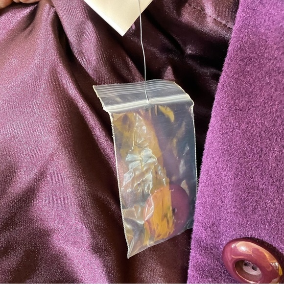 NWT Pendleton Wool Angora Career Compliments Coat; Mid Length; Deep Purple - Picture 13 of 13